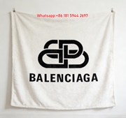 Balenciaga Flannel Sofa Throw Blanket Luxury Brand Cover BA001
